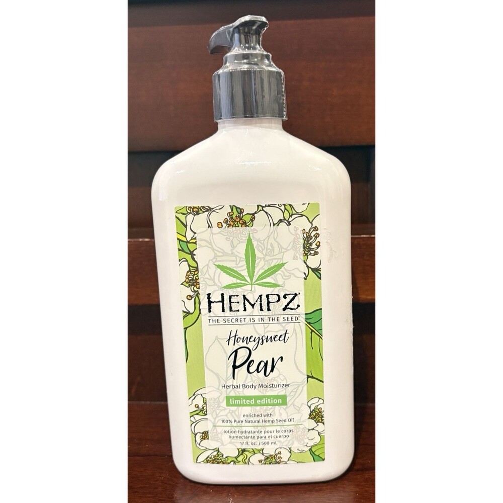 Hempz HONEYSWEET PEAR Herbal Body Moisturizer Limited Edition Lotion NEW 17oz